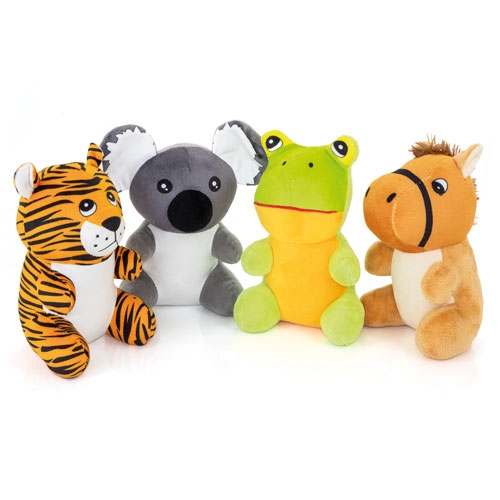 SET 4 PELUCHES "HAPPY ZOO" 1 SET 4 PELUCHES "HAPPY ZOO"