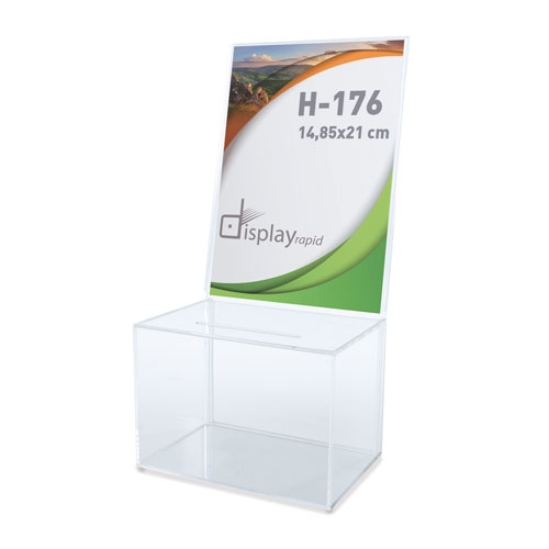 URNA PORTAGRAFICA A5 SIN CERRADURA "ELECTION" 1 URNA PORTAGRAFICA A5 SIN CERRADURA "ELECTION"