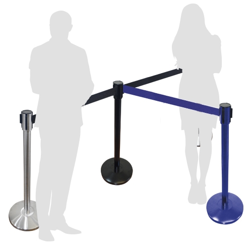 POSTES SEPARADORES CINTA RETRACTIL "DIVISON" 1 POSTES SEPARADORES CINTA RETRACTIL "DIVISON"