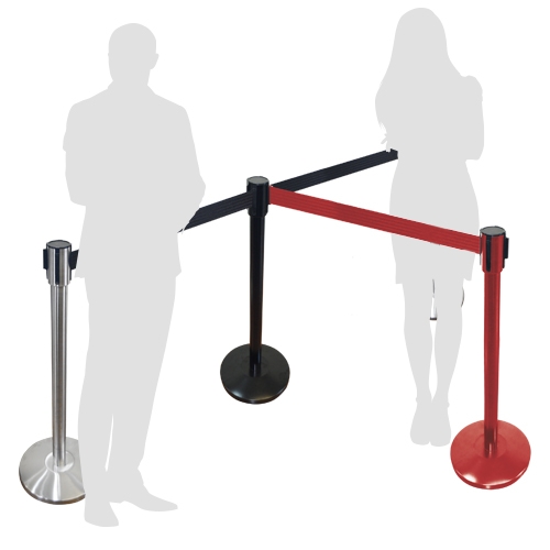 POSTES SEPARADORES CINTA RETRACTIL "DIVISON" 1 POSTES SEPARADORES CINTA RETRACTIL "DIVISON"