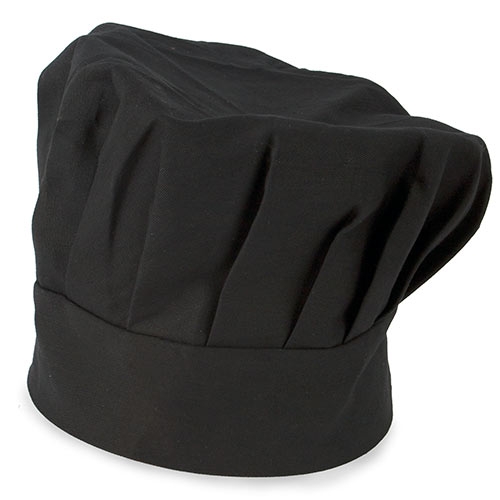 GORRO COCINERO NEGRO "RONCER" 1 GORRO COCINERO NEGRO "RONCER"