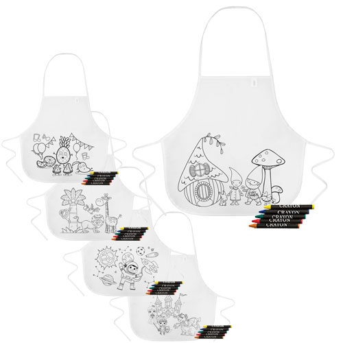 DELANTAL INFANTIL "CHISPI"( PACK DE 5) 1 DELANTAL INFANTIL "CHISPI"( PACK DE 5)