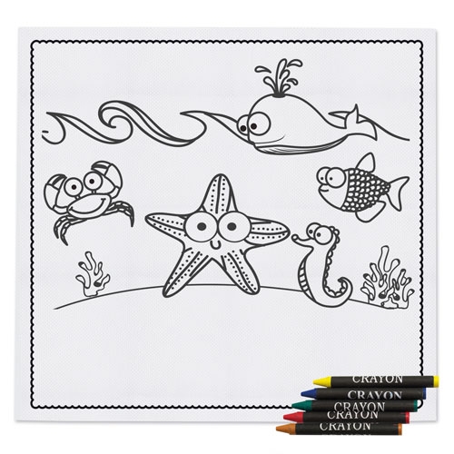 MANTEL ENTRETENIMIENTO INFANTIL CON CERAS "MARIN" 1 MANTEL ENTRETENIMIENTO INFANTIL CON CERAS "MARIN"